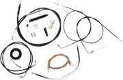 La Choppers Black Vinyl 18-20" Cable/Brake Line Kit XL 99-03
