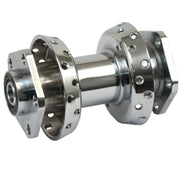 MCS Chrome dual flange hub assy rear