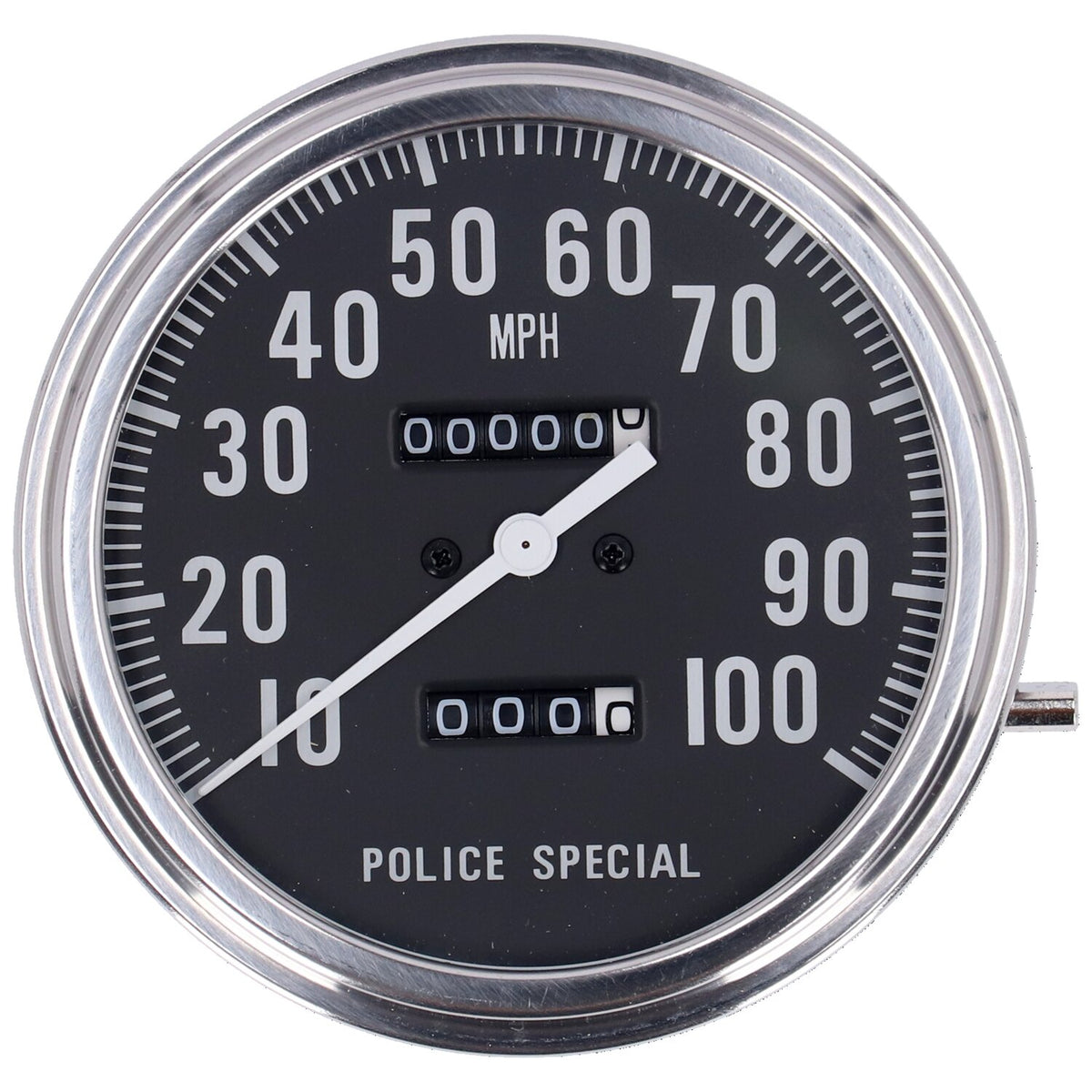 MCS FL speedometer 'Police face' black - 2:1 mph
