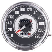 MCS FL speedometer '41-45 face' silver/black - 1:1 kmh