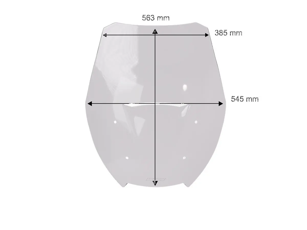WRS Touring Windscreen Clear for Honda Forza 750