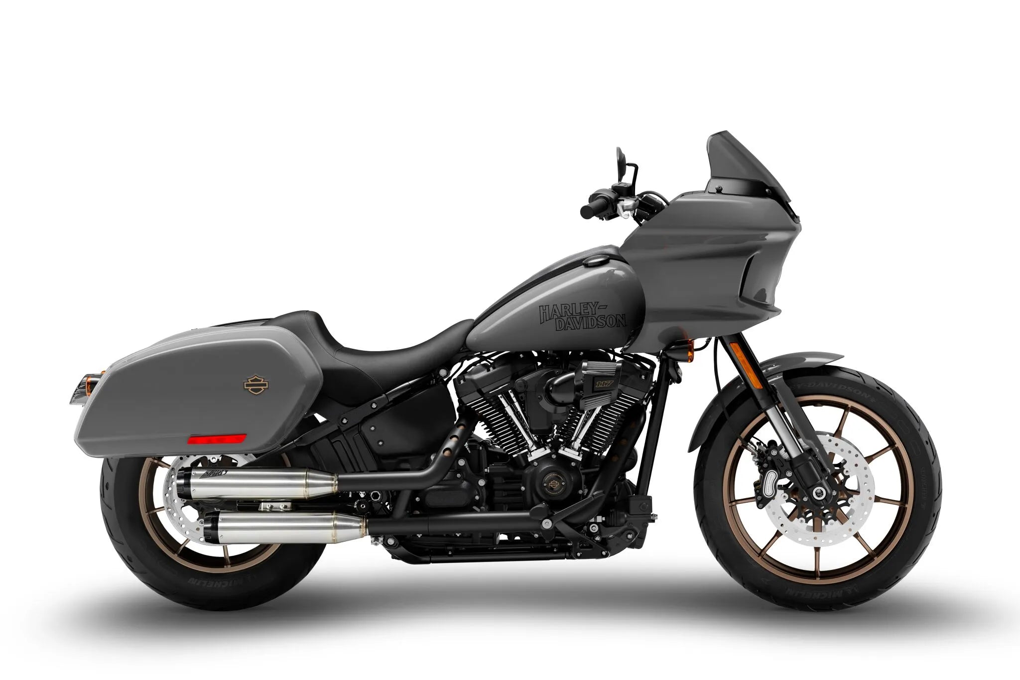 Zard Overlapped Slip-ons Tłumik do HD Softail M8 - Homologacja Drogowa ECE