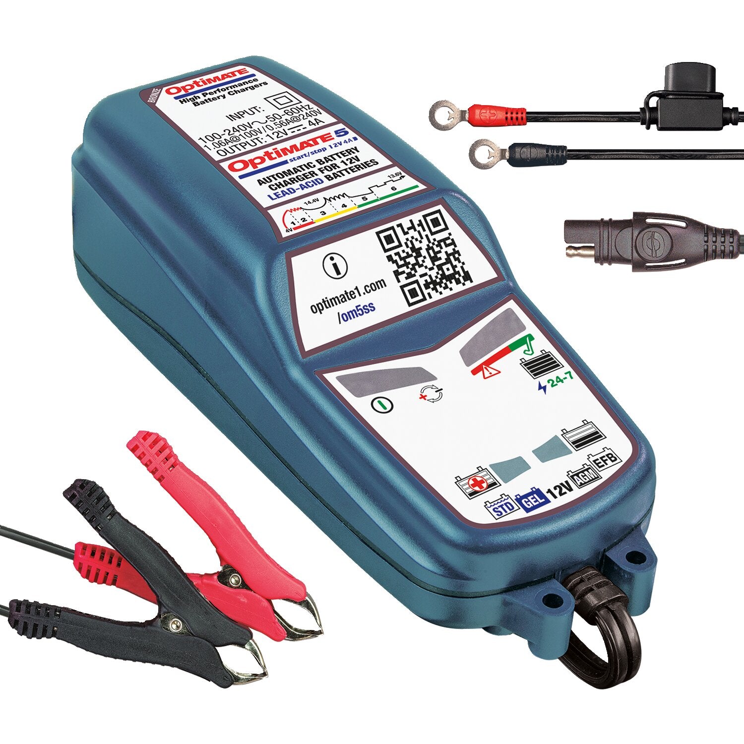 Optimate Tecmate OptiMATE 5 12V Start-Stop & Deep C - battery charger