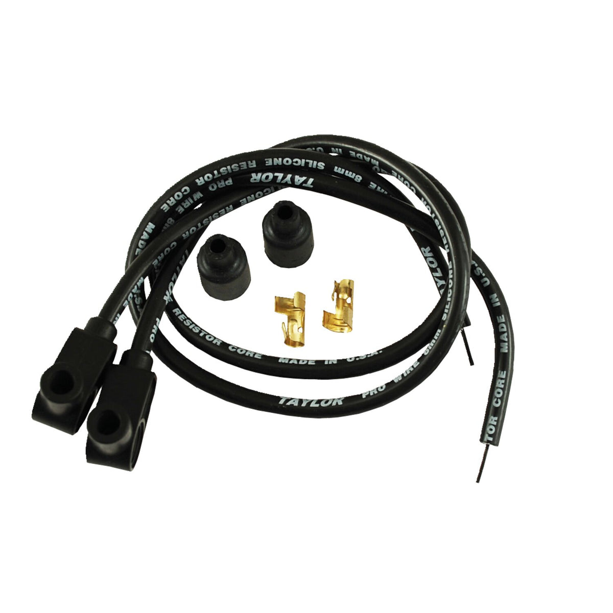 Taylor 8mm carbon core univ - spark plug wire set - Black