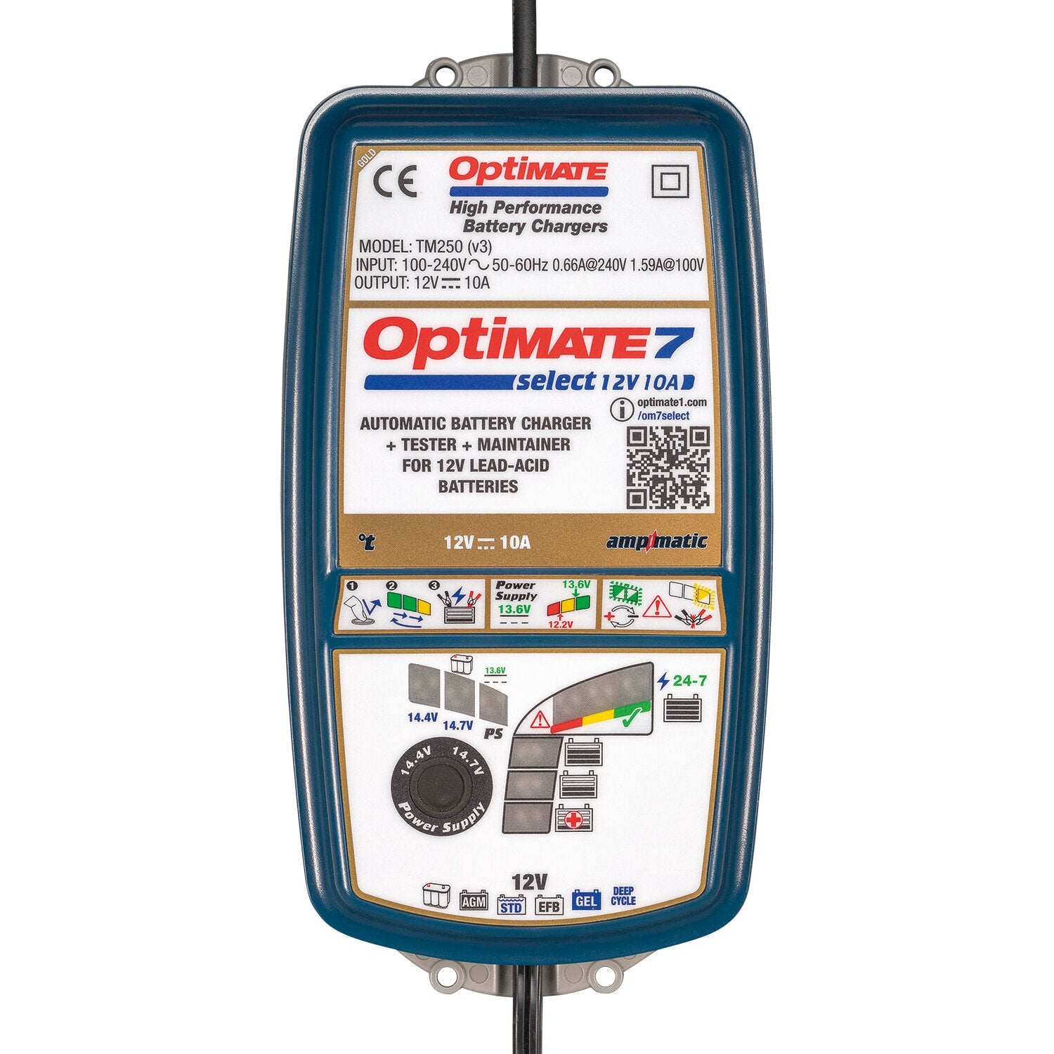Optimate Tecmate OptiMATE 7 Select battery charger