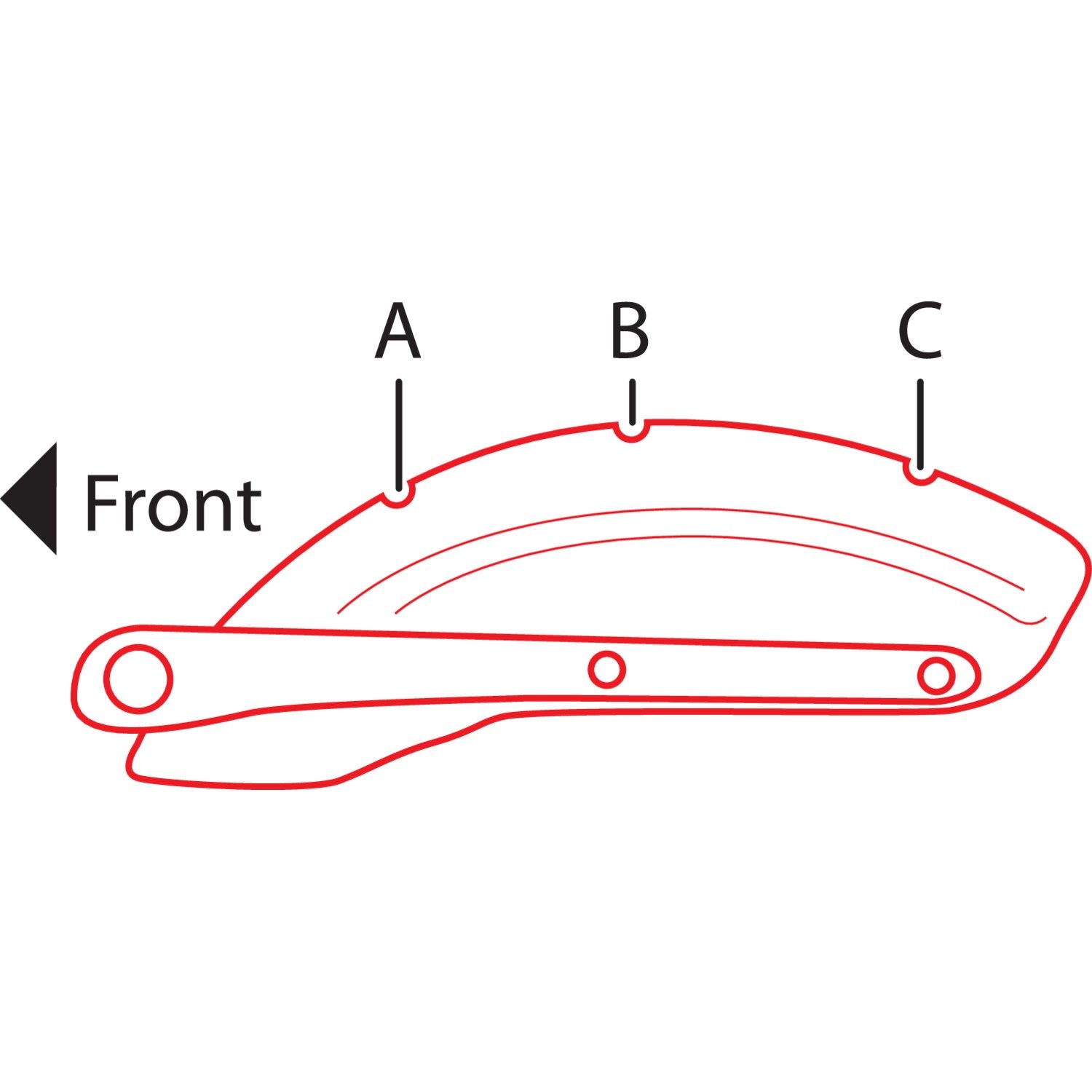 MCS Luggage rack for solo seat