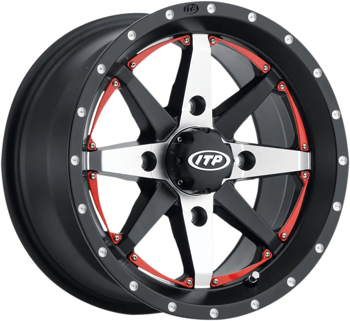 Itp Cyclone Wheel - 15 Inch Black Matte