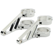 MCS Fingers adj - headlamp bracket assembly 42-43mm - Chrome