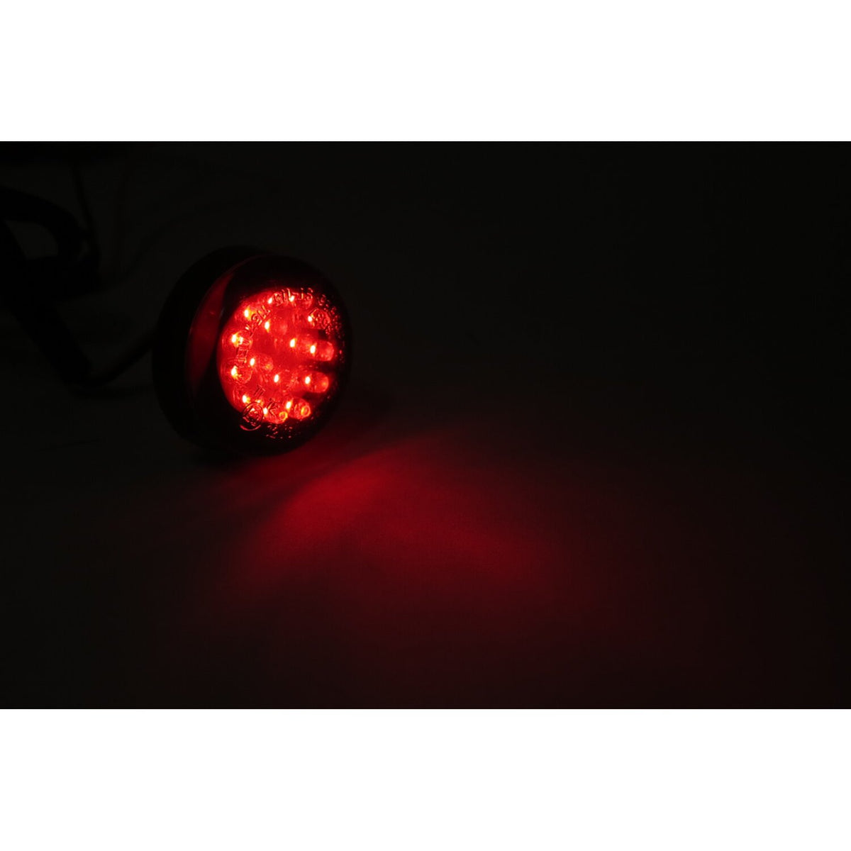 MCS Micro disc LED taillight - 30mm smoke lens