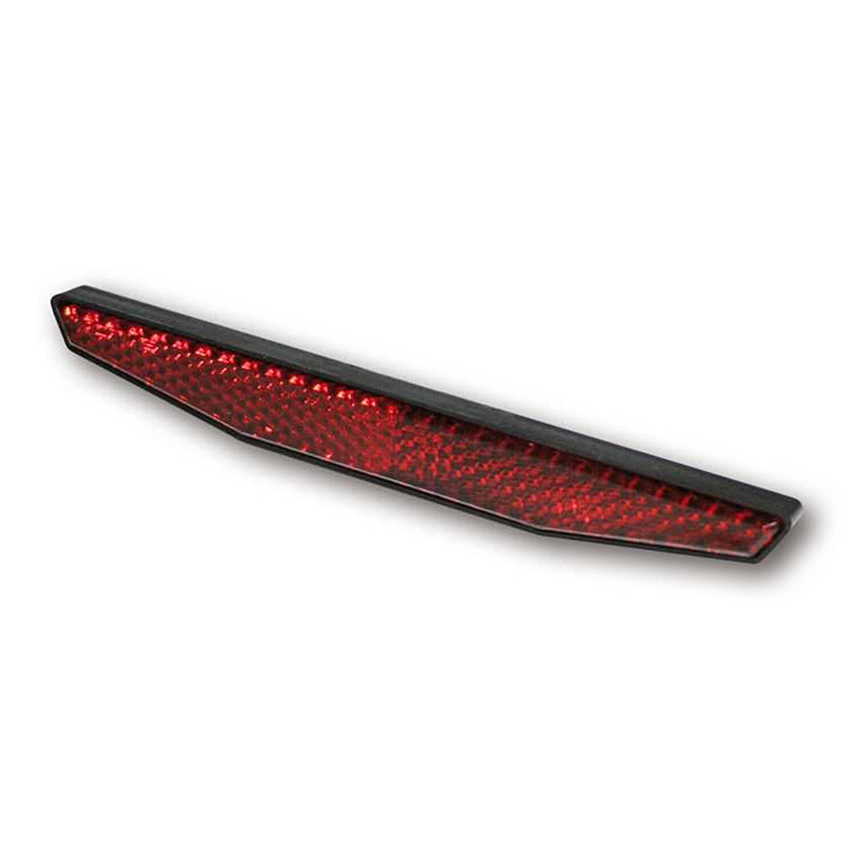 MCS Universal B-Seen reflector - Rectangular - 122x15mm - Red