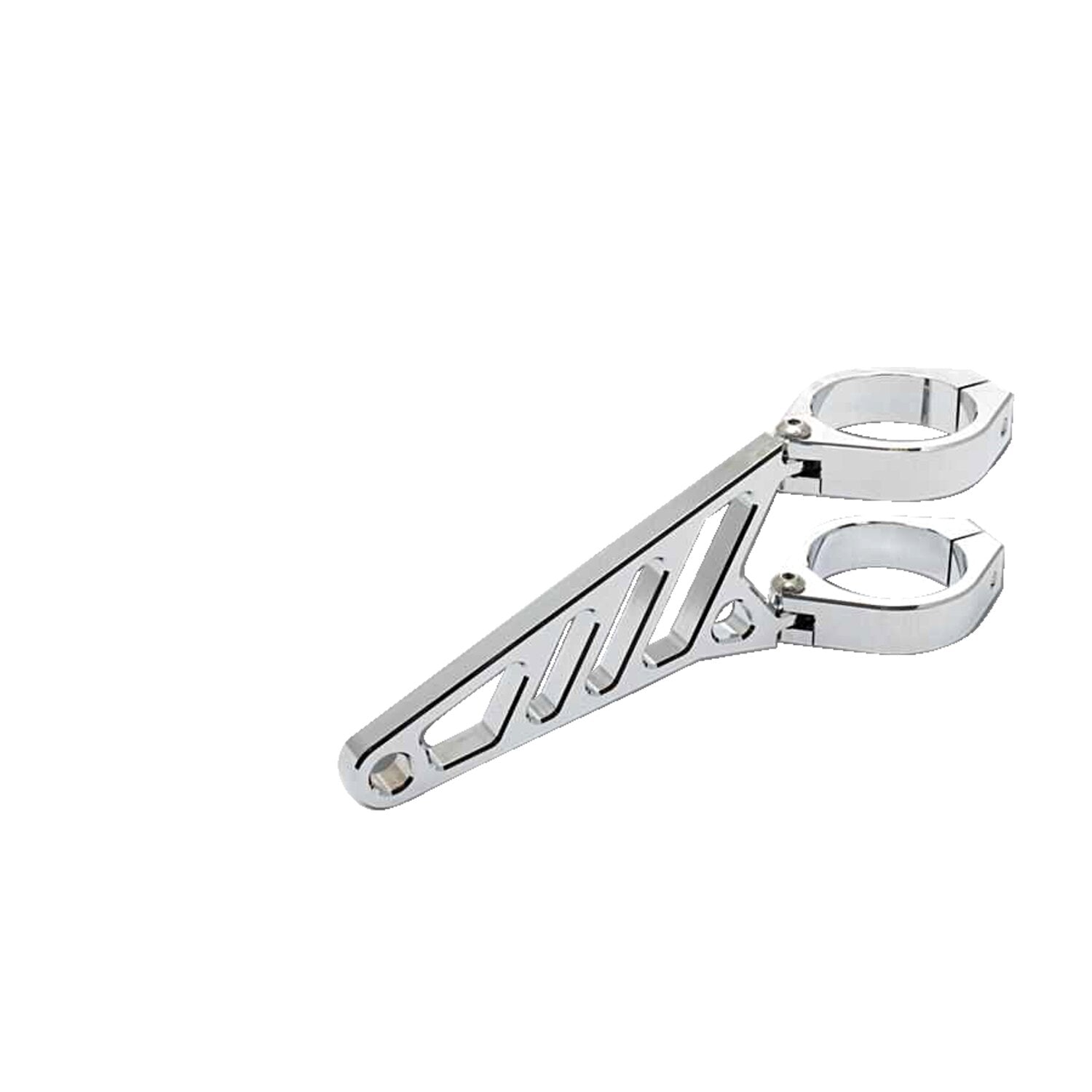 MCS Fingers adj - headlamp bracket assembly long 35-37mm - Chrome