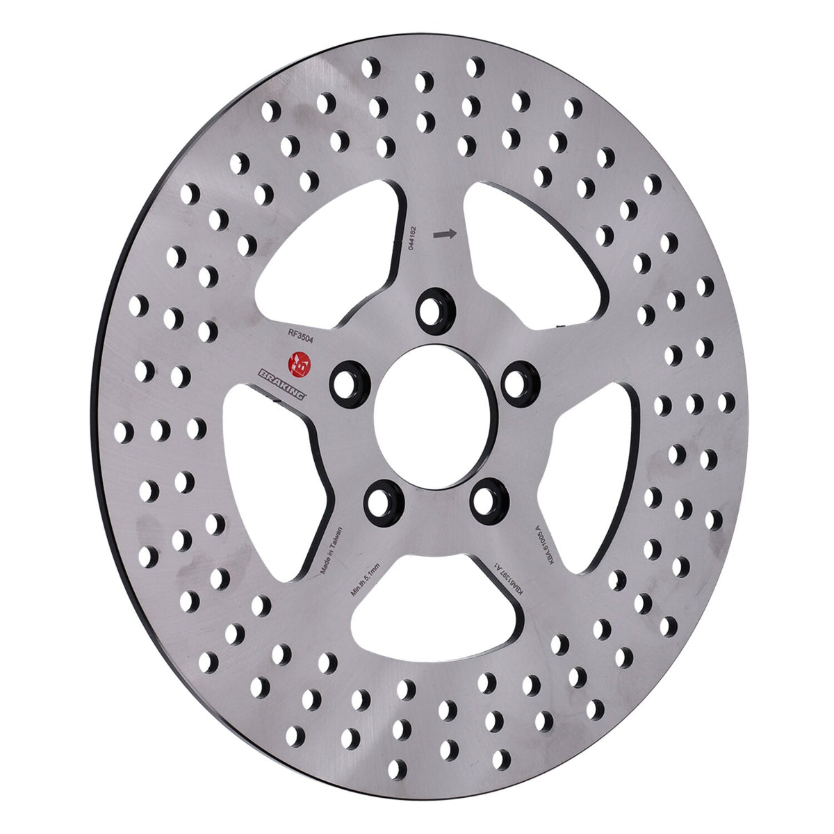 Braking solid brake rotor 11.8" rear