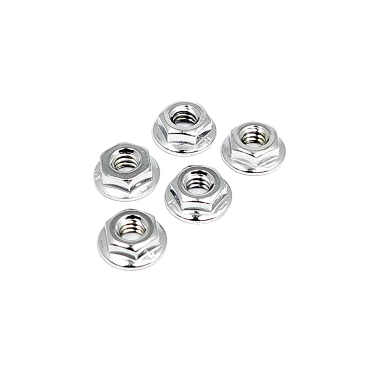 Gardner-Westcott 5/16-18 flanged lock nut chrome