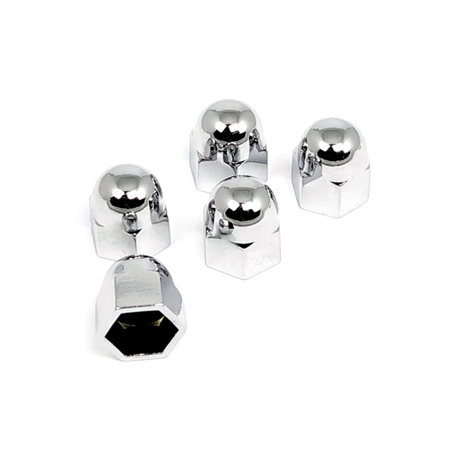Gardner-Westcott Chrome acorn push on cover