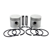 MCS Replacement 74" Flathead piston kit - std
