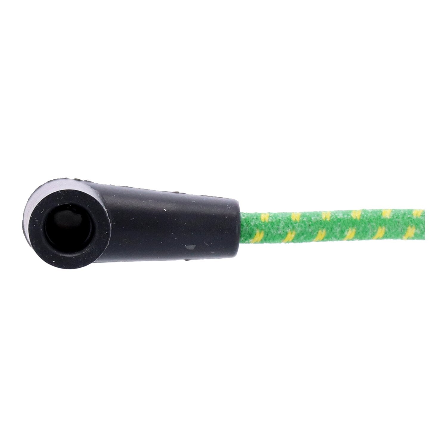 MCS Universal 40" spark plug wire set - Cotton cloth green/yellow