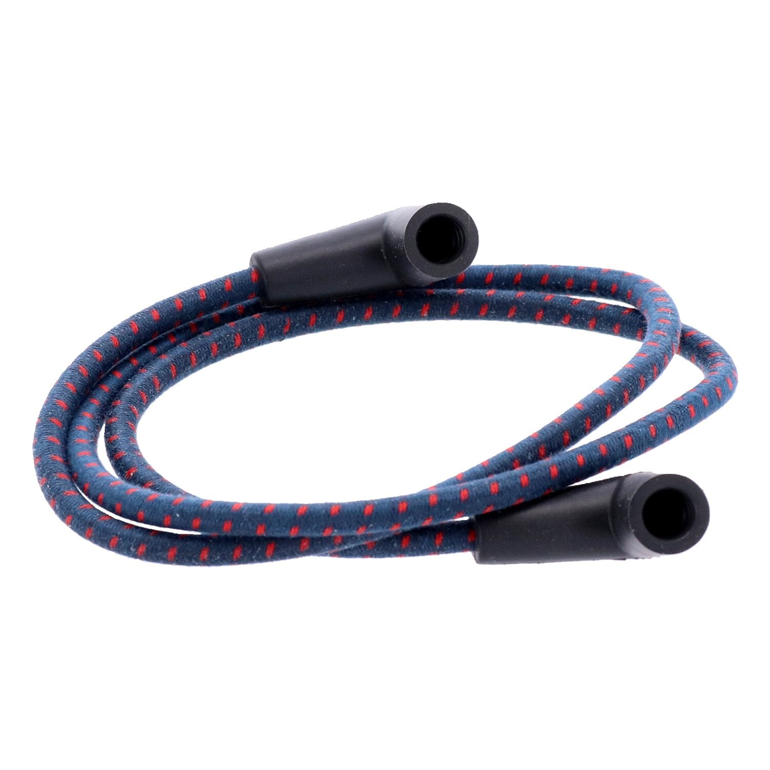 MCS Universal 40" spark plug wire set - Cotton cloth blue/red