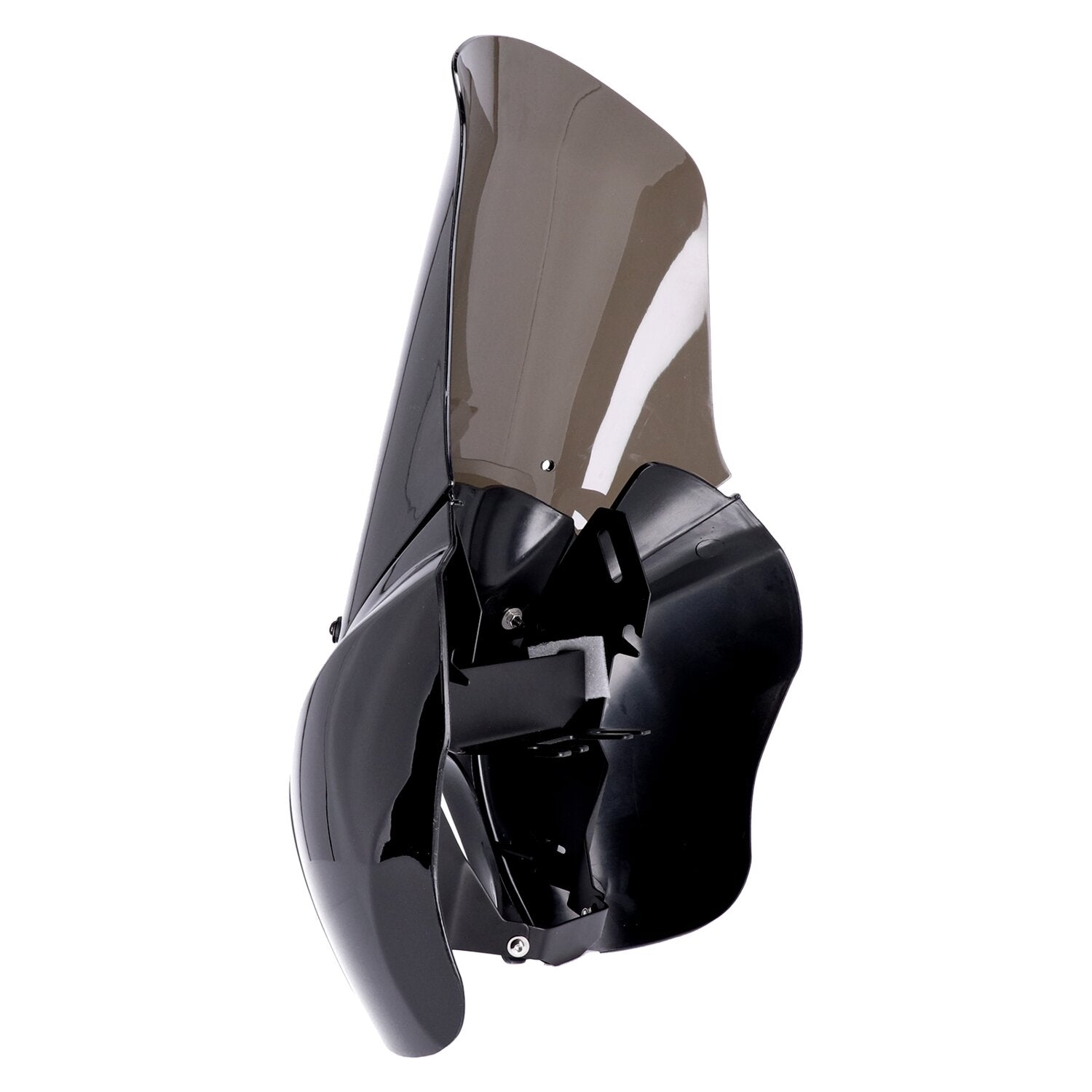 MCS Headlamp fairing - Gloss black - Tinted windshield