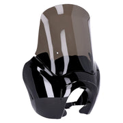 MCS Headlamp fairing - Gloss black - Tinted windshield
