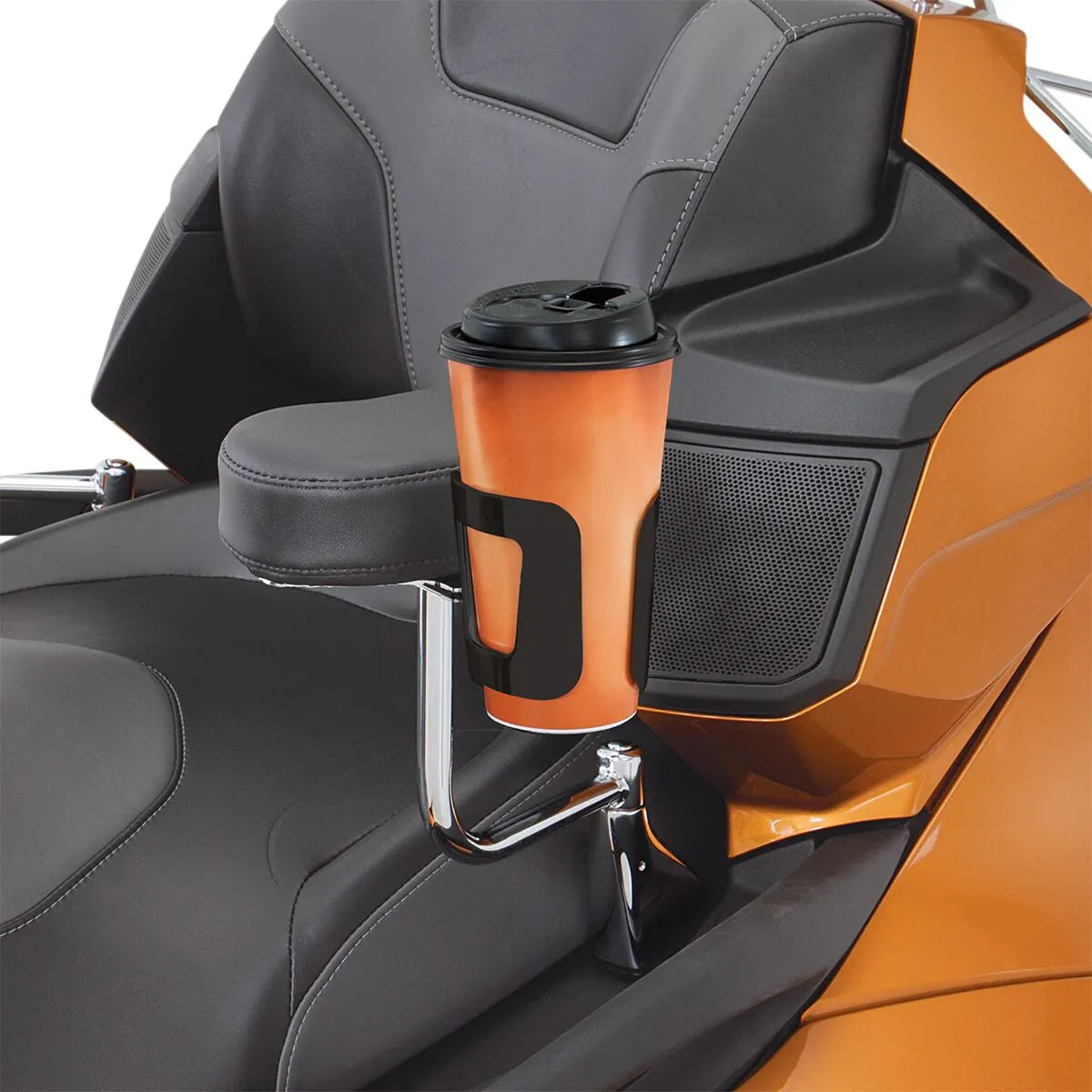 SHOW CHROME Passenger Beverage Holder for Armrests