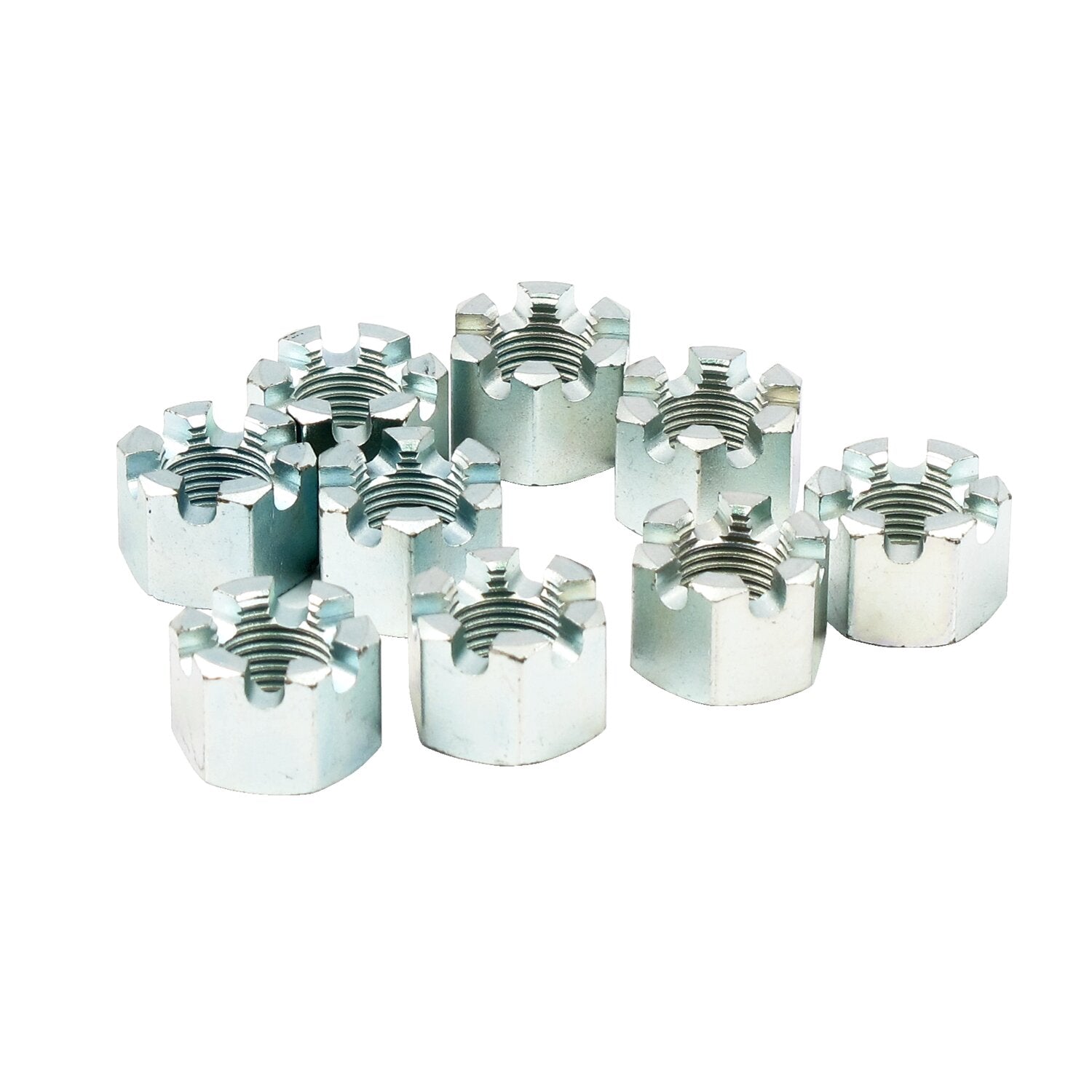 MCS Flanged castle nut swingarm pivot shaft