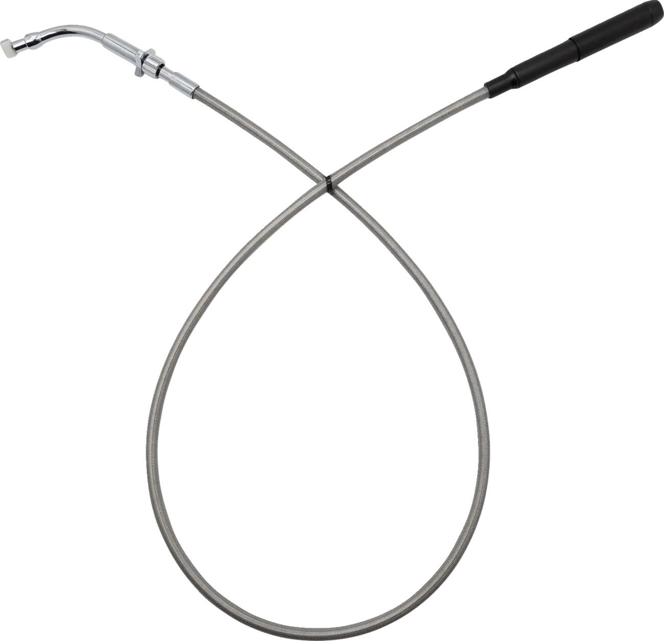 Fat Baggers Inc. +6" Braided Clutch Cable for Ape Hangers