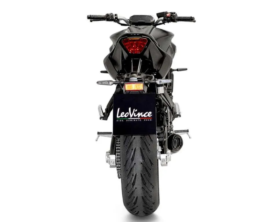 Leovince Lv One Evo Black Wydech Pełny Układ - Homologacja ECE