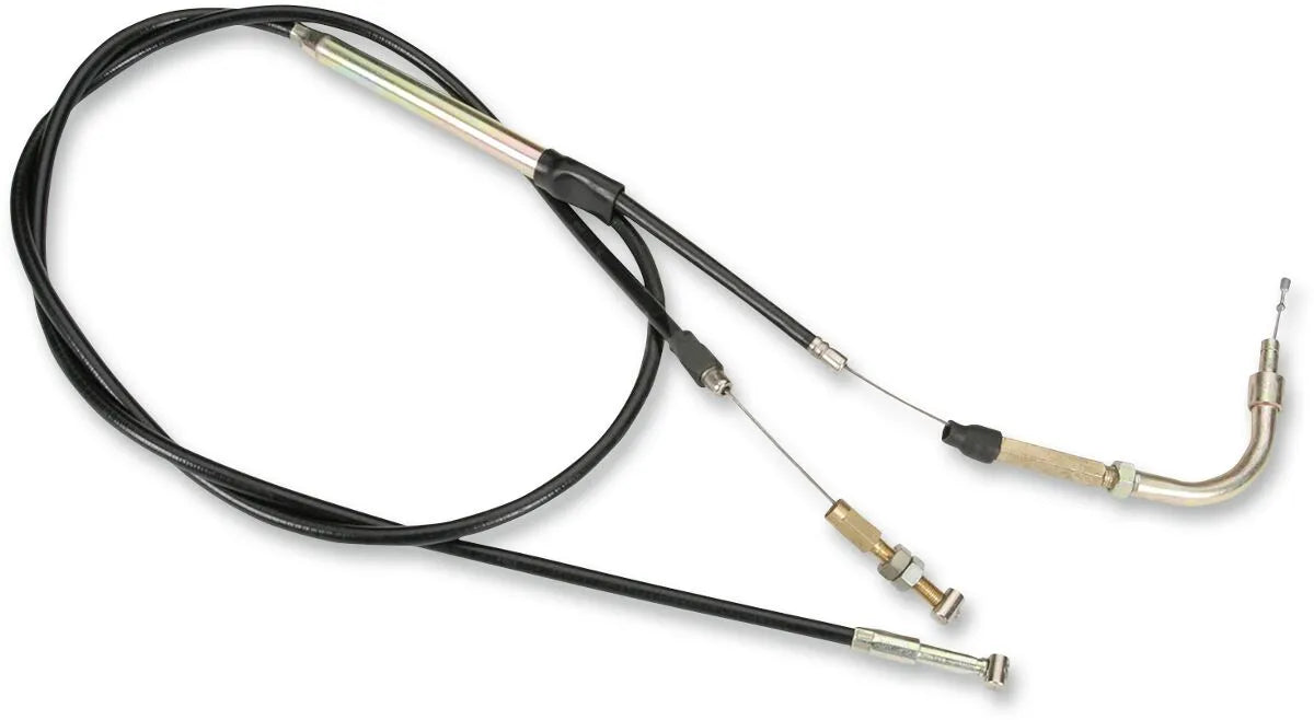 Parts Unlimited Black Vinyl Single Throttle Cable