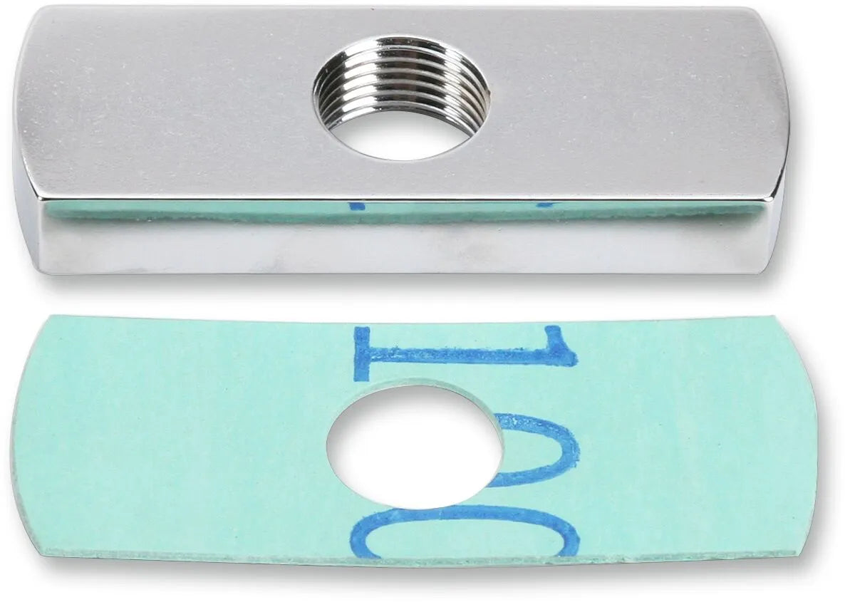 Pingel Adapter Plate Blank Chrome 3/8" NPT