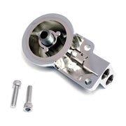 MCS Oil filter mount bracket kit - Chrome