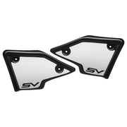C-Racer side number plates - Black gloss