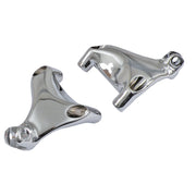 MCS Passenger foot peg mount bracket set - Chrome