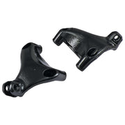 MCS Passenger foot peg mount bracket set - Black
