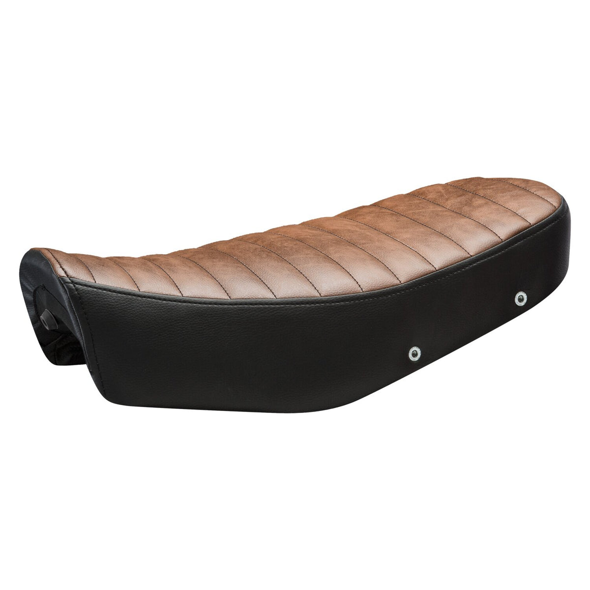 C-Racer Scrambler seat - Brown pleated