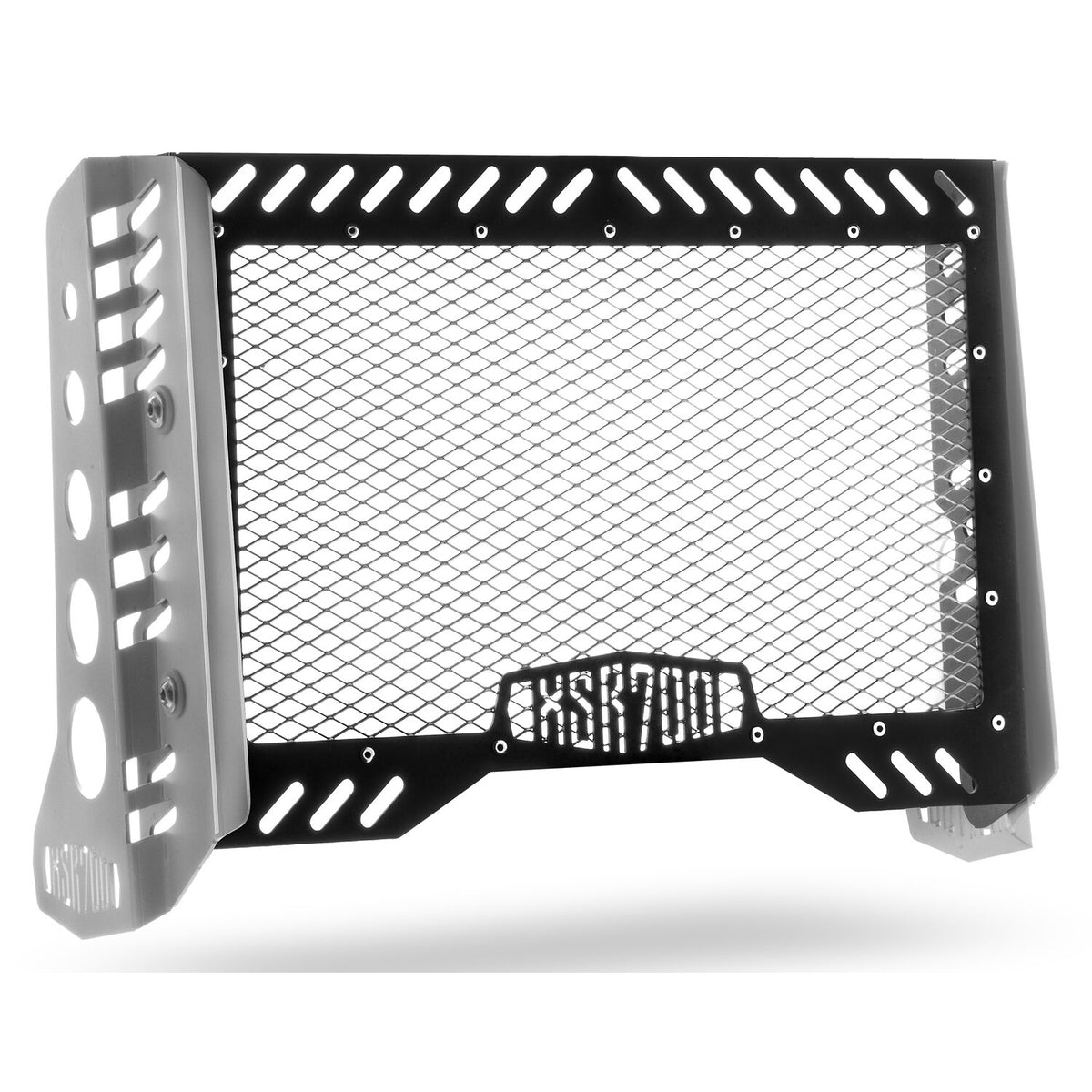C-Racer radiator grill w/side protectors - Black