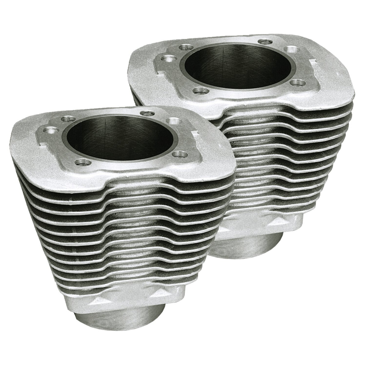 S&S 3-1/2" bore replacement Evo cylinder set - Silver