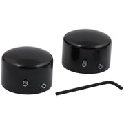 MCS Front axle nut cover kit - Black