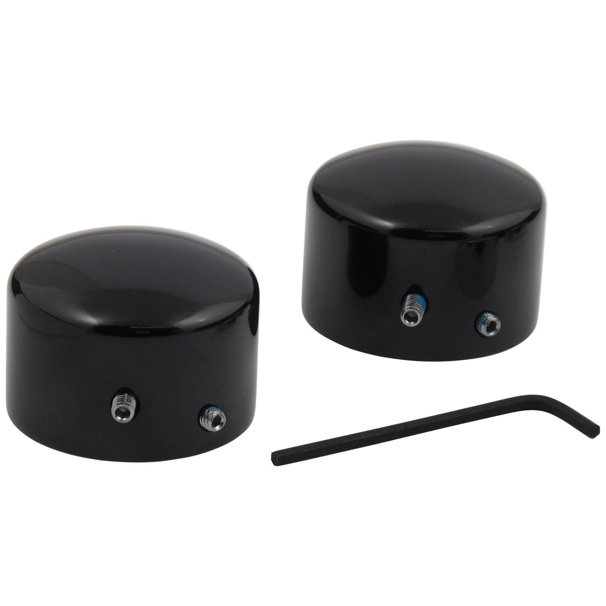 MCS Front axle nut cover kit - Black