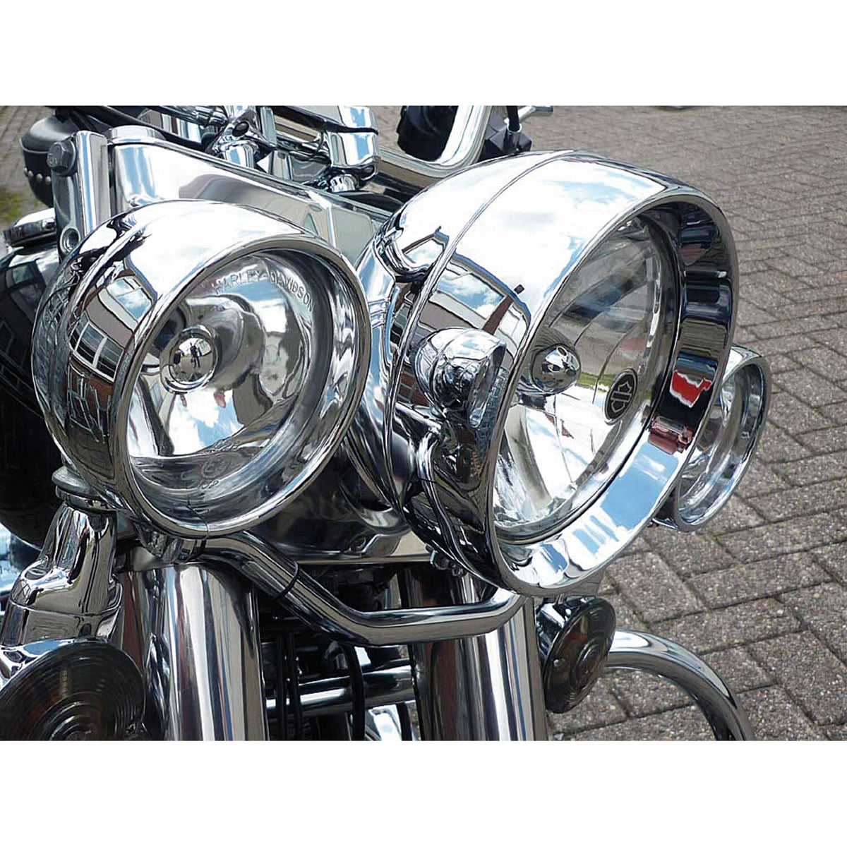 MCS Recessed trim ring - 7" headlamp - Chrome