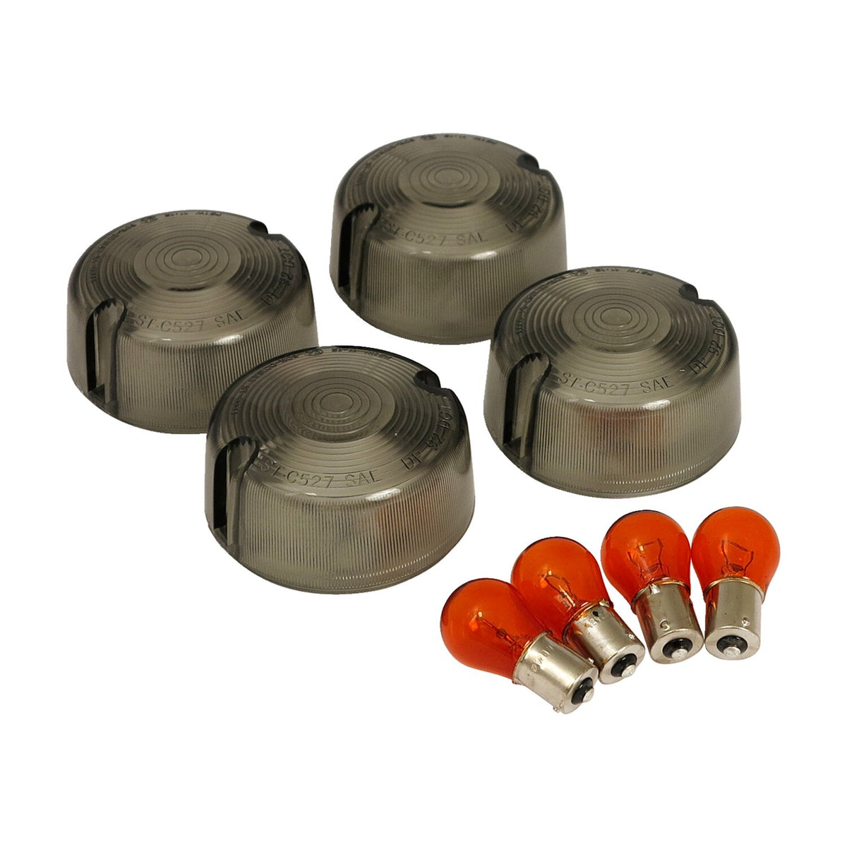 MCS Turn signal domed lens kit smoke