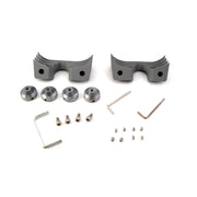 MCS Head bolt bridge cover set - Finned silver