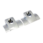 MCS Head bolt bridge cover set - Smooth chrome