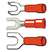 Standard Connectors spade terminal PVC crimp - Red 3.5mm - 100 stk