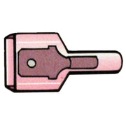 Standard Connectors slide-on terminal Nylon crimp - Red 1/4" male - 100 stk