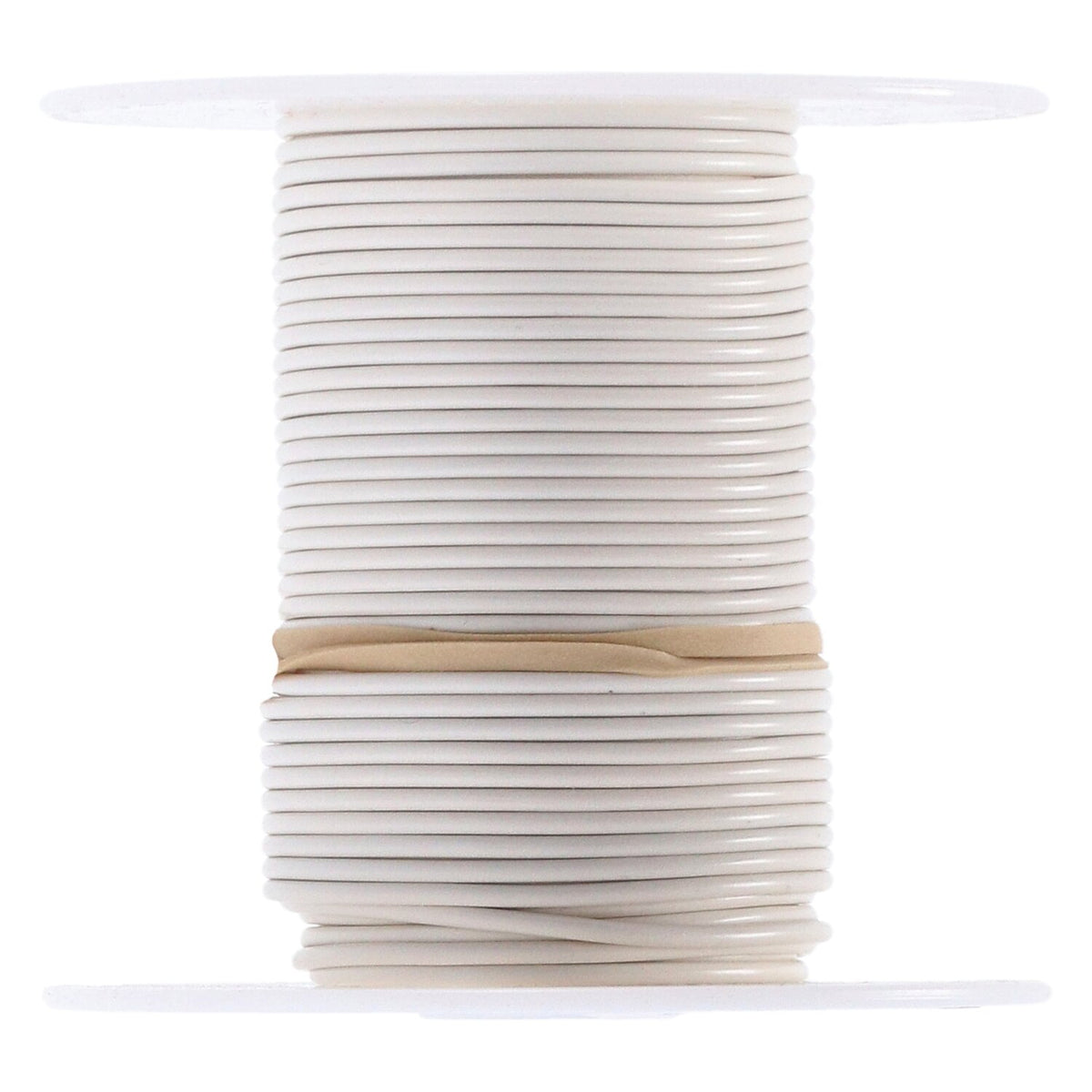 Standard Wire on spool 18 gauge - 100 ft - White - 100 stk