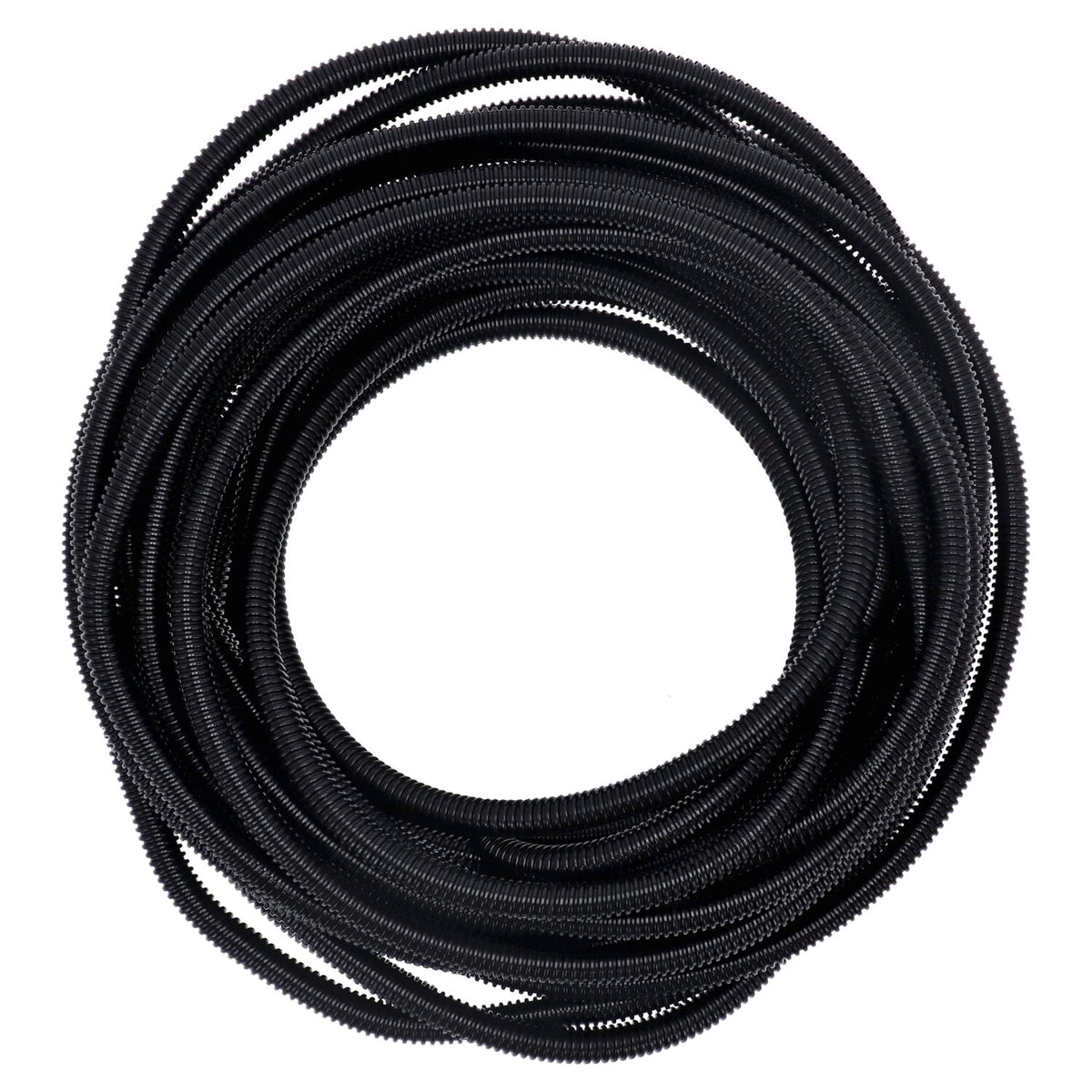 Standard PVC split wiring loom - 50ft 3/8" I.D - (9.53mm) - Black - 50 stk