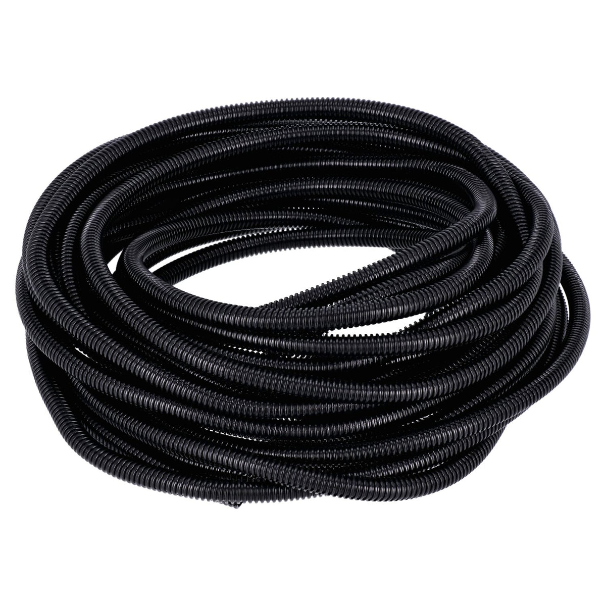 Standard PVC split wiring loom - 50ft 3/8" I.D - (9.53mm) - Black - 50 stk