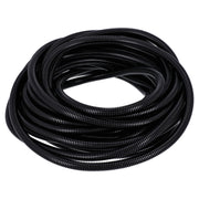 Standard PVC split wiring loom - 50ft 7/16" I.D - (11.1mm) - Black - 50 stk