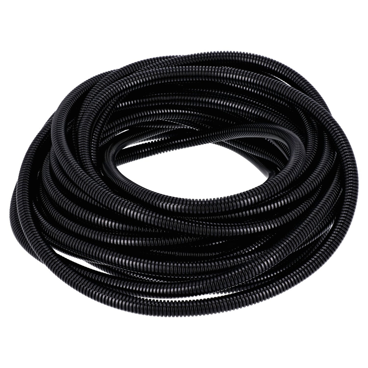 Standard PVC split wiring loom - 50ft 7/16" I.D - (11.1mm) - Black - 50 stk