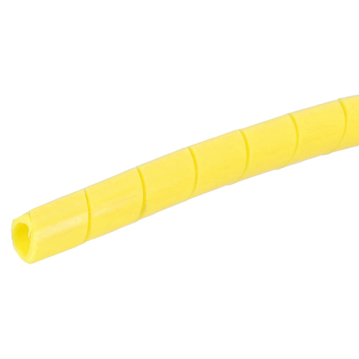 Standard Spiral wrap wiring loom - 1/2" dia - Yellow - 5 stk